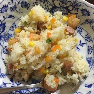 炊飯器de簡単♪シーフードピラフ